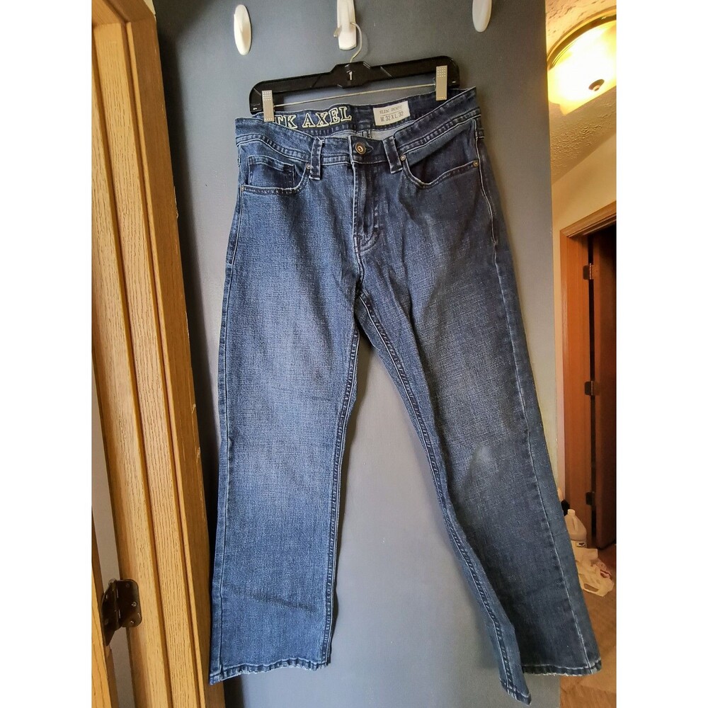 TK AXEL Men's 32 X 32 Slim Blue Jeans